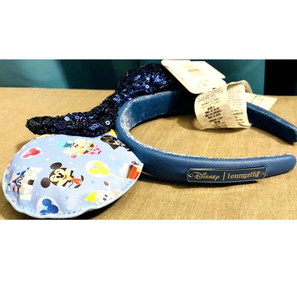 NWT Disney Loungefly WDW Attraction Character Cuties Minnie Bow Ears Headband main image 2